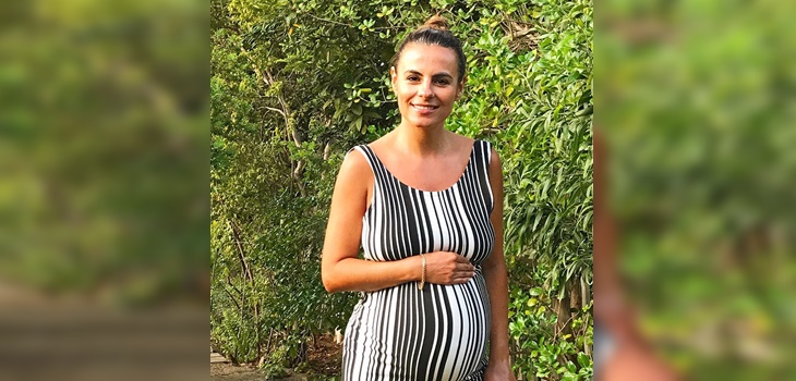 El tip de Pía Guzmán para combatir la pubalgia durante su embarazo