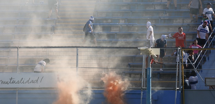 catolica ohiggins enfrentamientos hinchas carabineros