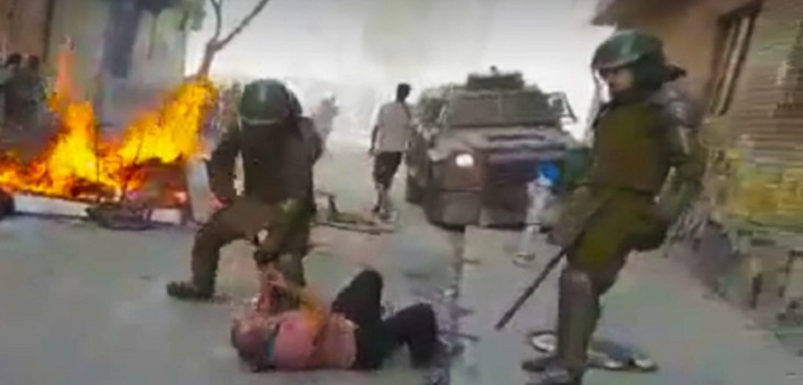 Carabineros anuncia investigación por agresión a adulto mayor y muestra video donde golpea a oficial