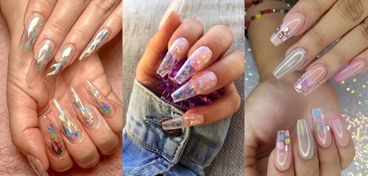 Uñas transparentes: la tendencia de manicure que se tomará los salones