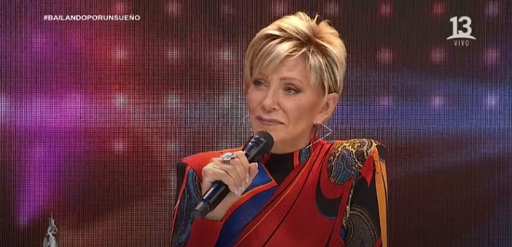 raquel argandoña y su look en bailando