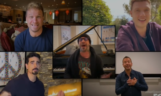 Backstreet Boys graba 'I want it that way' desde sus casas por la cuarentena