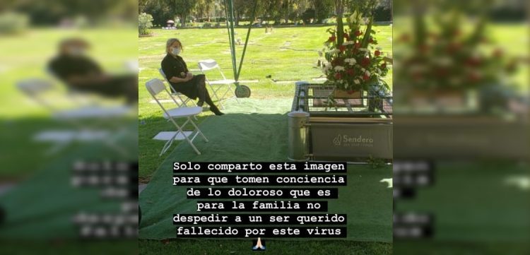 Nieto de mujer fallecida por COVID-19 defiende a Barriga: El único pésame que recibimos fue de ella