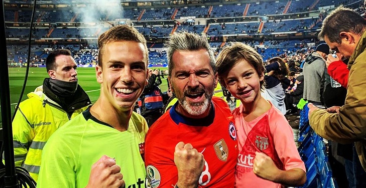 El adorable comentario del hijo de Cristián Sánchez en el encuentro entre el Real Madrid y Barcelona