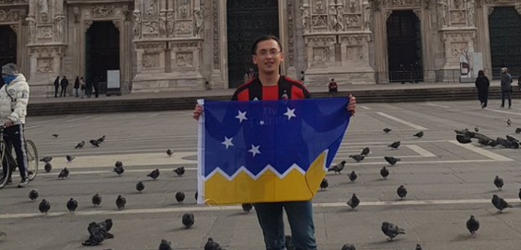 Chileno viajó 13 mil kms para ver al Milán y partido se suspendió por coronavirus: recibió sorpresa