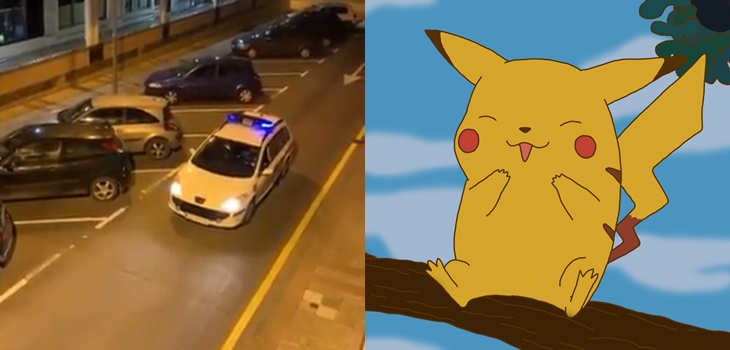 Policía de España lee carta de Pikachu a niños en cuarentena