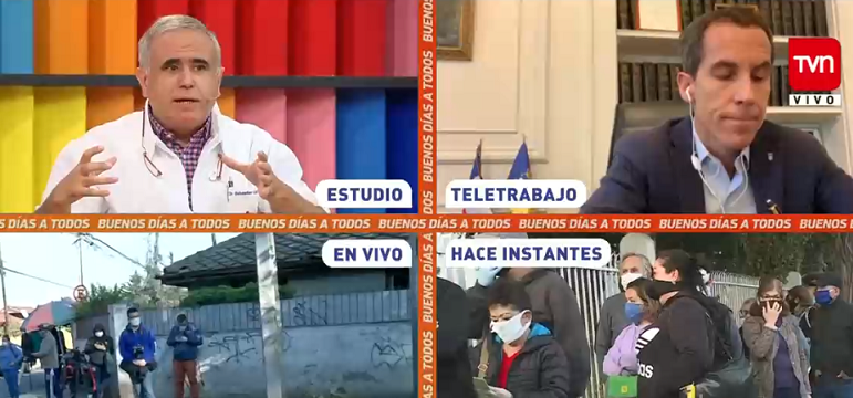 El llamado de atención del Dr. Ugarte ante largas filas en hospital Félix Bulnes: "Es una locura"