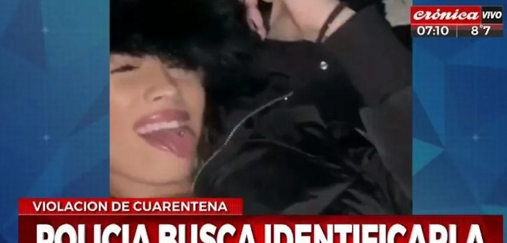 Argentina violó cuarentena para ver a su novio
