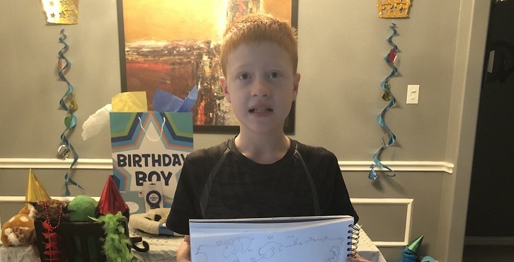 Padre pidió ayuda en Twitter para que hijo completara mapa en su cumpleaños