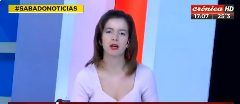 reportera lanzó insólita 'fake news' en la TV argentina