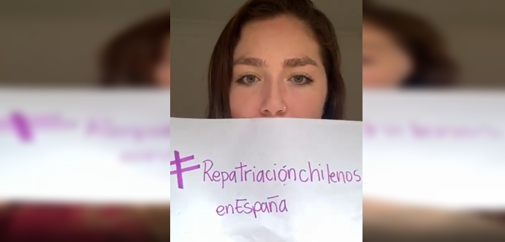 chilenos varados en España exigen a Gobierno vuelo de repatriación
