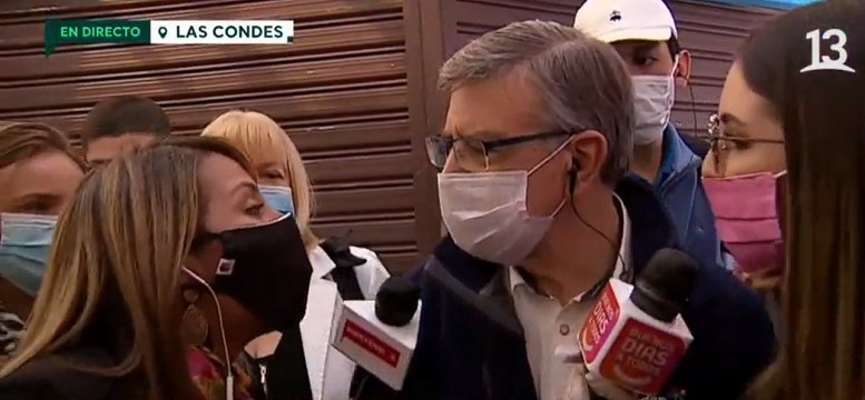 Marilyn Pérez de Bienvenidos fue criticada tras interrumpir relato de transeúnte en apertura de mall