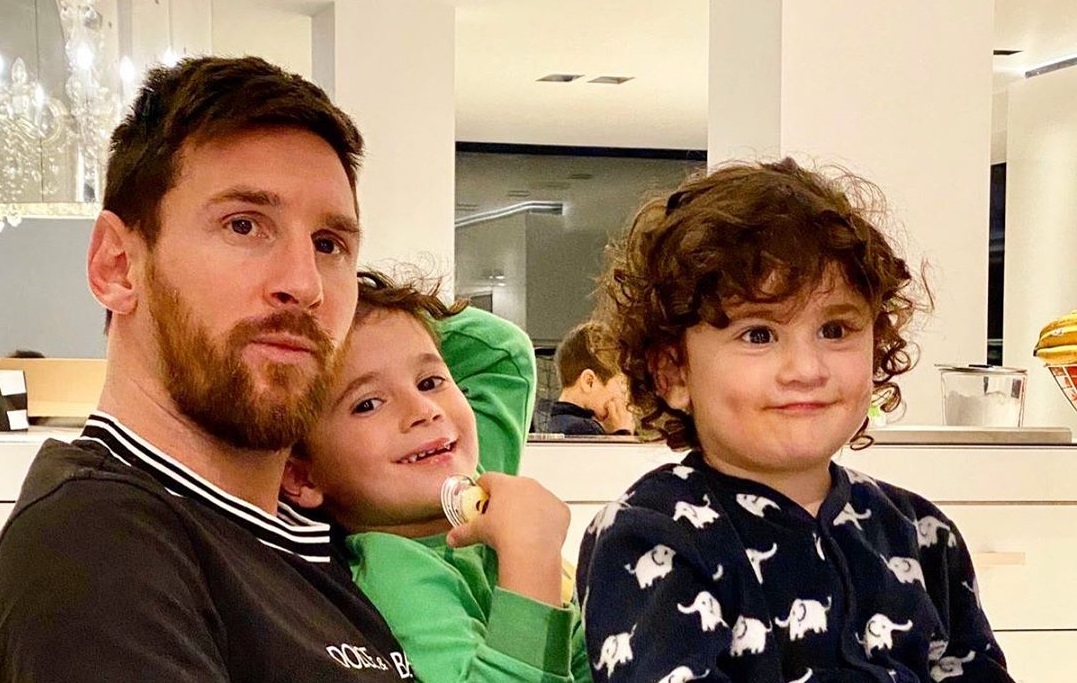 Entrenamiento de Ciro, hijo de Leo Messi