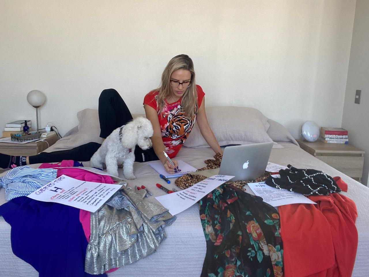 Vale Ortega estudio en cuarentena