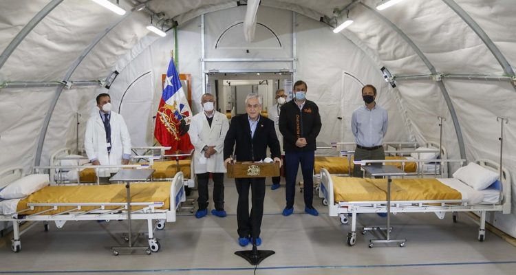 Piñera reconoce que Chile está al límite de sus capacidades hospitalarias para pacientes con COVID-19