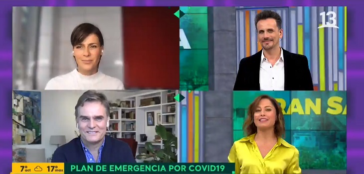 'Bienvenidos' cambió a sus animadores en estudio tras visita de senador Ossandón la semana pasada