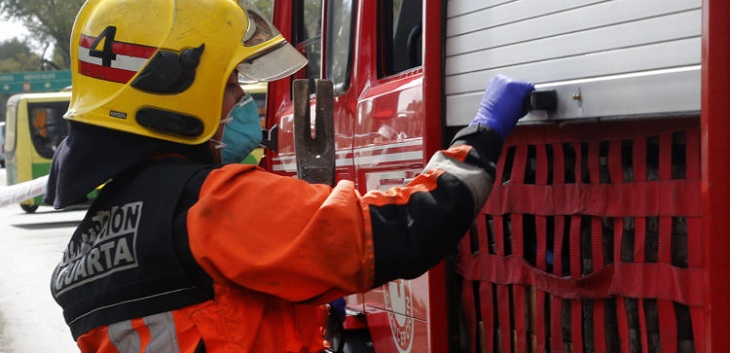 Bomberos reacciona con 