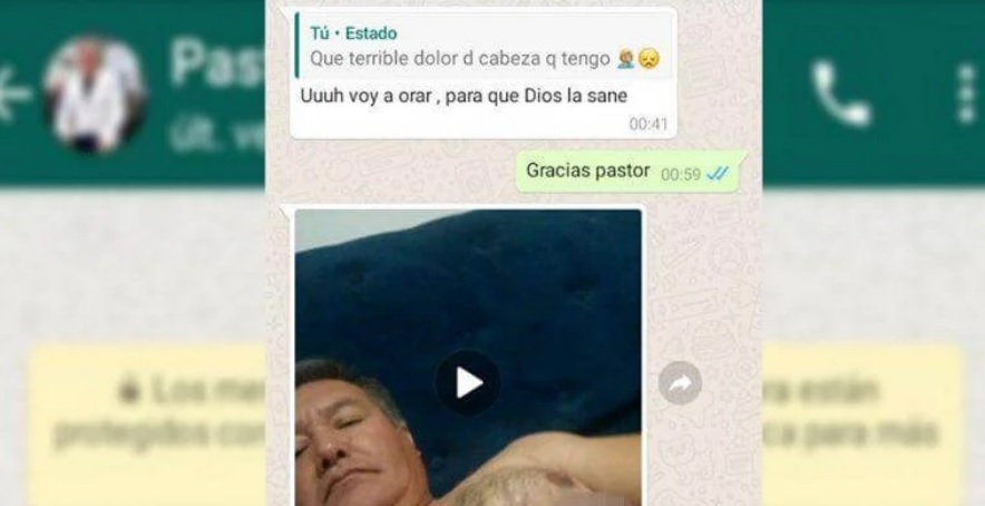 pastor envió video sexual