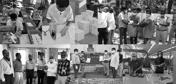 Bata dona 1 millón de pares de zapatos a trabajadores de salud, voluntarios y ONGs de caridad