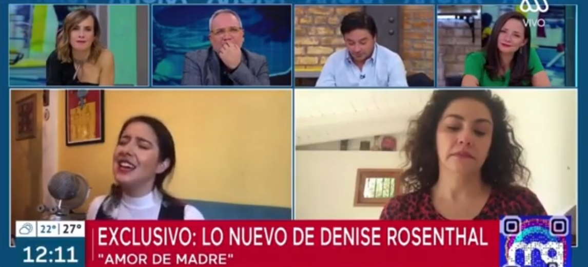 Denise Rosenthal y su fail durante presentación en 
