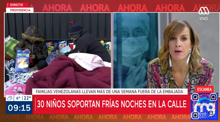 Diana Bolocco reaccionó indignada ante caso de niños venezolanos