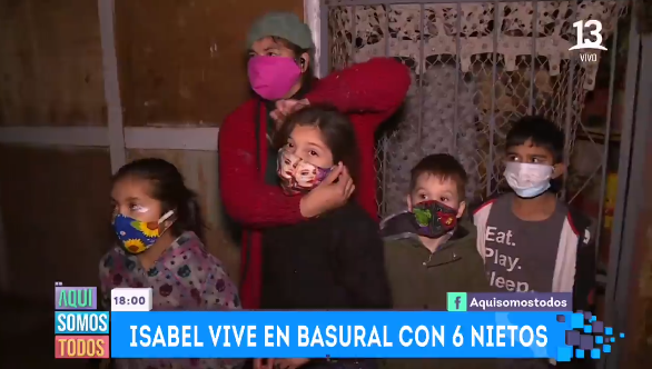 Clarisa Muñoz se quebró con brutal relato de niña en Aquí Somos Todos