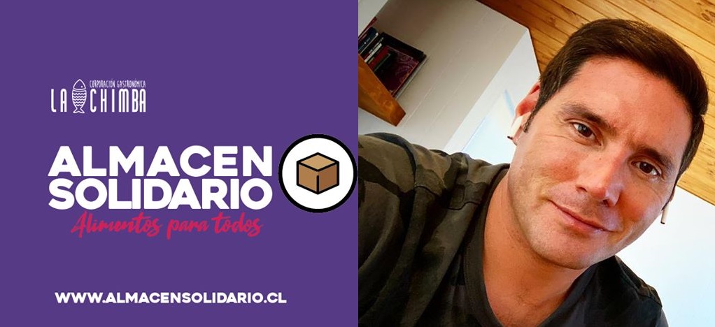 Pancho Saavedra colabora en campaña Almacén solidario