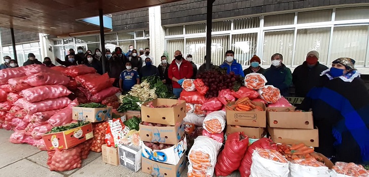 donación de comunidad mapuche