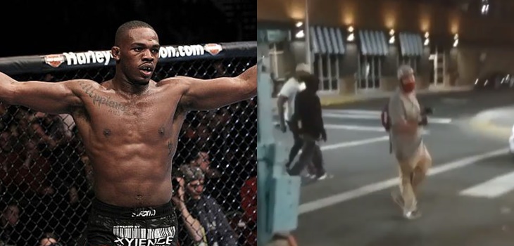 Campeón de la UFC Jon Jones encaró a jóvenes que 'destruían la ciudad' en protestas por George Floyd