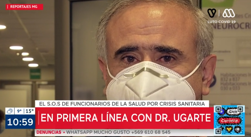 El pregunta que descoló a doctor Ugarte en reportaje de 'Mucho Gusto' sobre su trabajo en la UCI