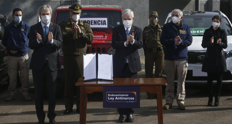 Presidente Piñera presenta proyecto Antinarcos