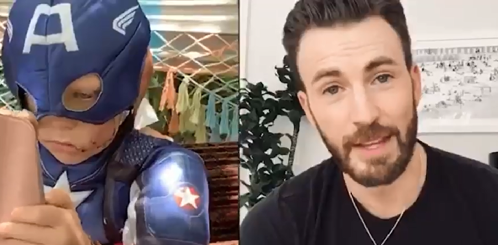 Chris Evans regalará escudo de Capitán América a niño que salvó a su hermana de ataque de un perro