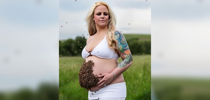 bethany embarazada abejas
