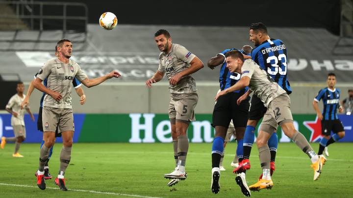 Inter golea a Shakhtar y es finalista de la Europa League