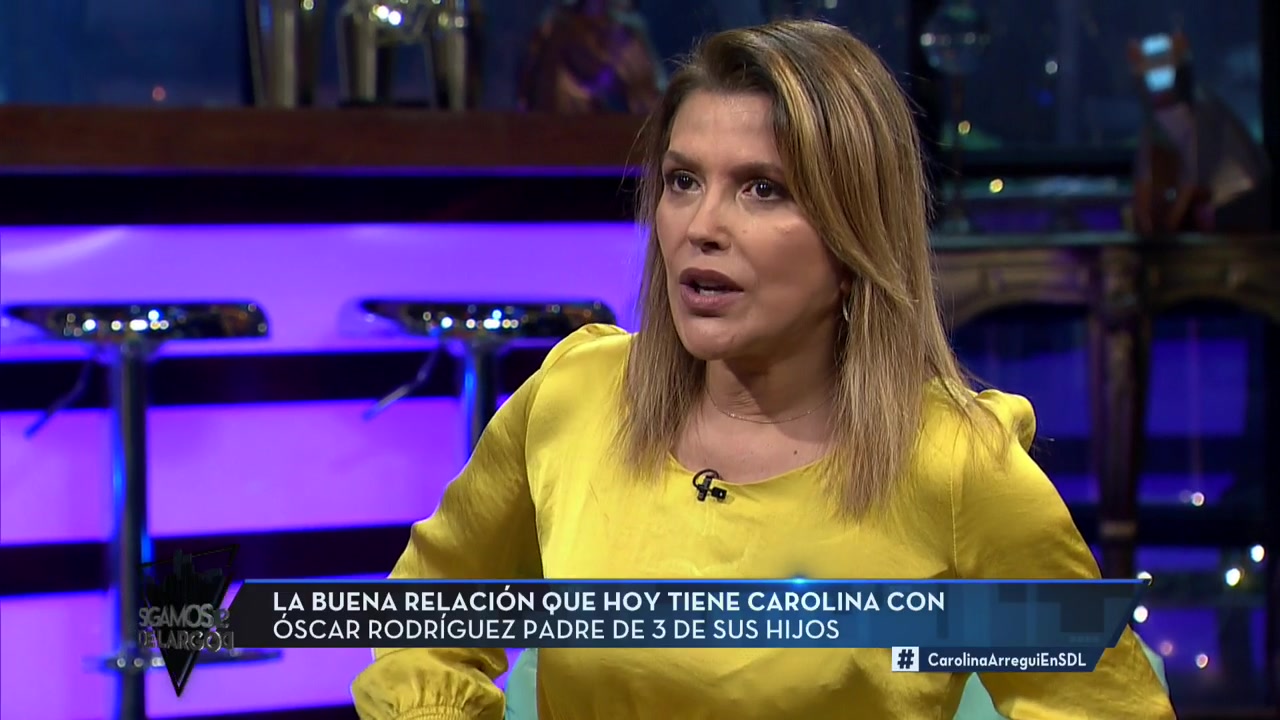 Carolina Arregui y estado de salud de Oscar Rodríguez