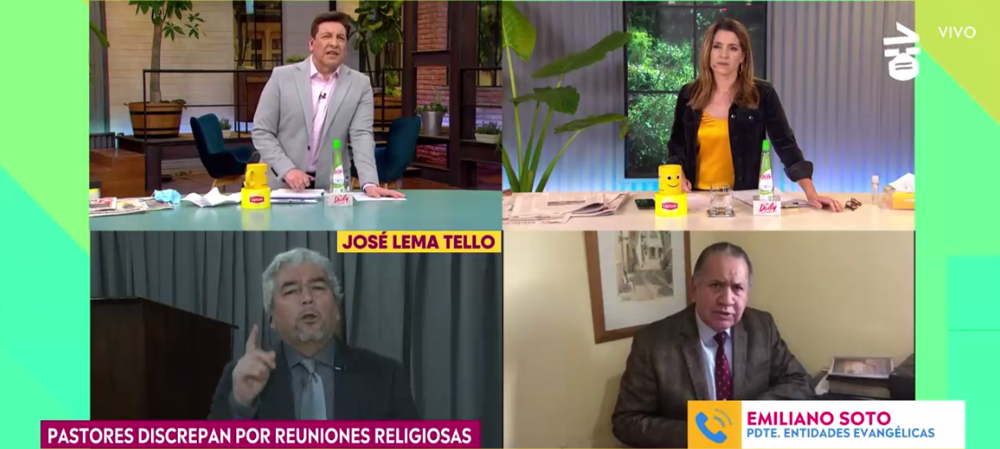 La "corrección" de JC Rodríguez y Monserrat Álvarez a pastor evangélico que cuestionó cuarentenas