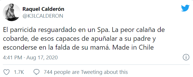 el furioso tuit de Kel tras enterarse que Nano Calderón fue internado