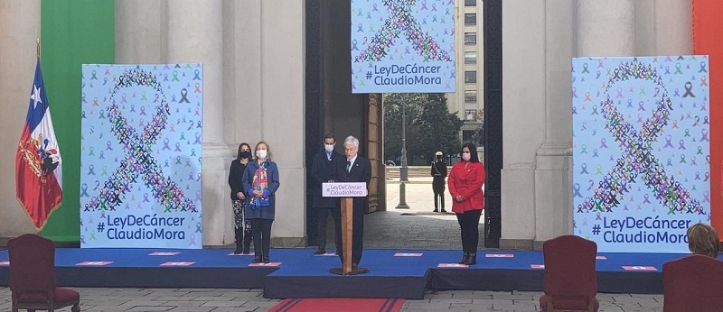 Presidente Piñera promulga Ley Nacional del Cáncer: beneficiará a 45 mil personas