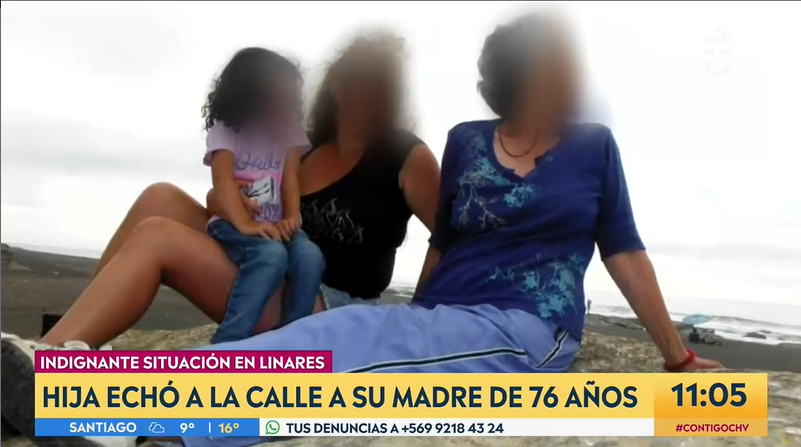 Adriana Lobos junto a su hija y nieta |Contigo en la Mañana | CHV 