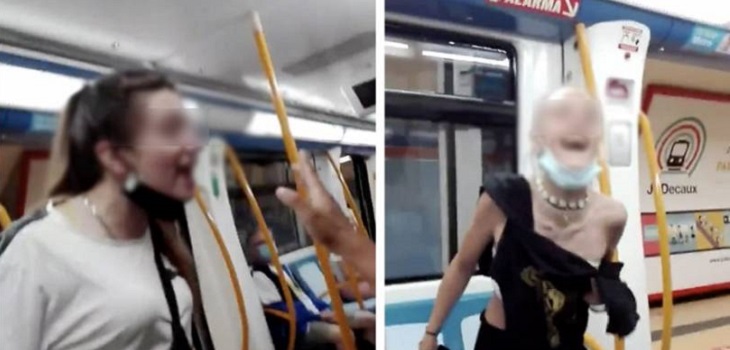 Insultos y escupos: difunden agresión racista a pareja de latinos en Metro de Madrid