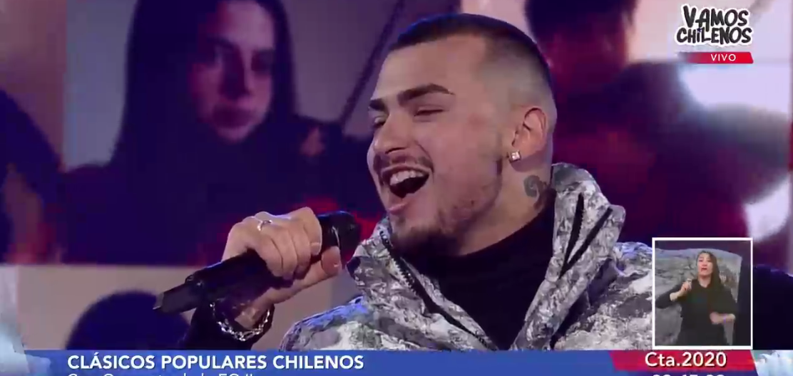 Benja Durán reapareció en "Vamos Chilenos": interpretó famoso éxito de la música chilena