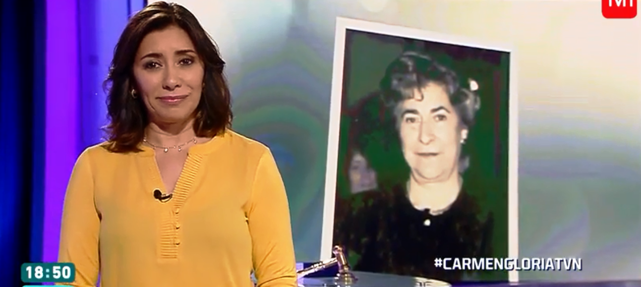 Carmen Gloria Arroyo se emocionó al recordar a su madre
