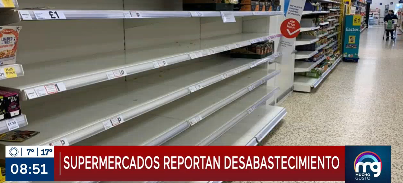 Mucho Gusto recibe críticas por usar imagen de supermercado desabastecido que no corresponde a Chile