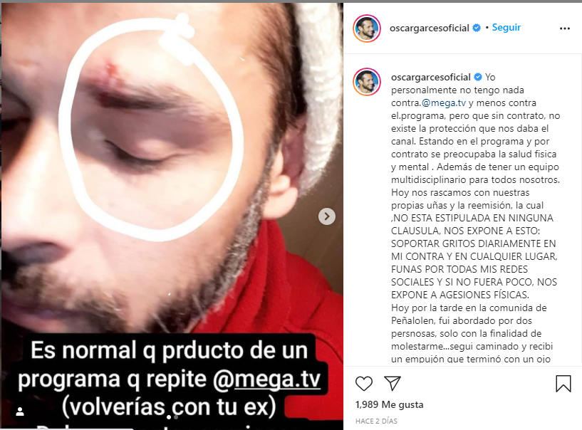 Óscar Garcés | Instagram 