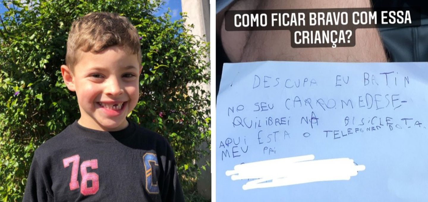 Benicio, el niño que dejó una carta al rayar un auto | Captura | Globo 1