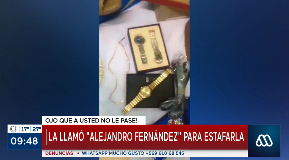 Chilena fue engañada por falso 'Alejandro Fernández' que hasta la contactó por videollamada