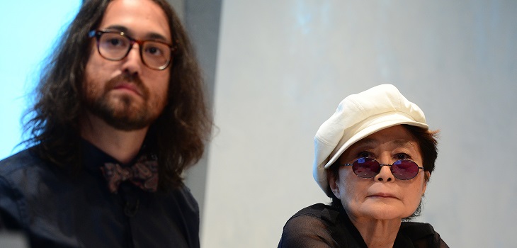Yoko Ono y Sean Lennon