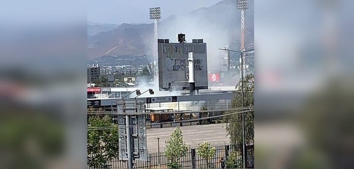 Bomberos controló fuego que se produjo al interior del Estadio Monumental