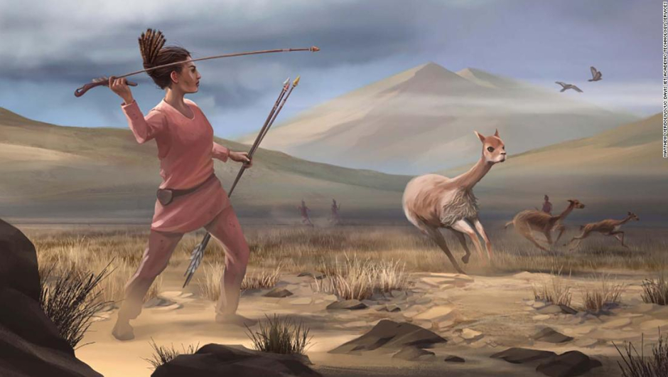 Mujer cazadora, prehistoria