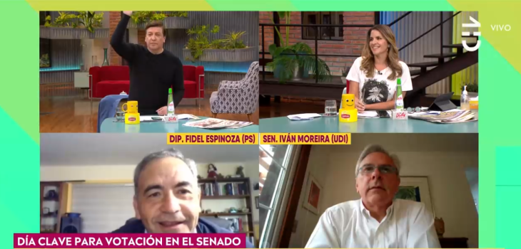Julio César Rodríguez paró en seco en matinal de CHV discusión entre Iván Moreira y Fidel Espinoza